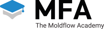 The MF ACADEMY logo showcases the letters MFA intertwined with an educational hat, symbolizing excellence in training and expertise. This logo represents MF SOFTWARE's commitment to providing comprehensive programs in injection molding, Moldflow, and Fusion 360. Unleash your potential with MF ACADEMY's top-notch educational offerings.